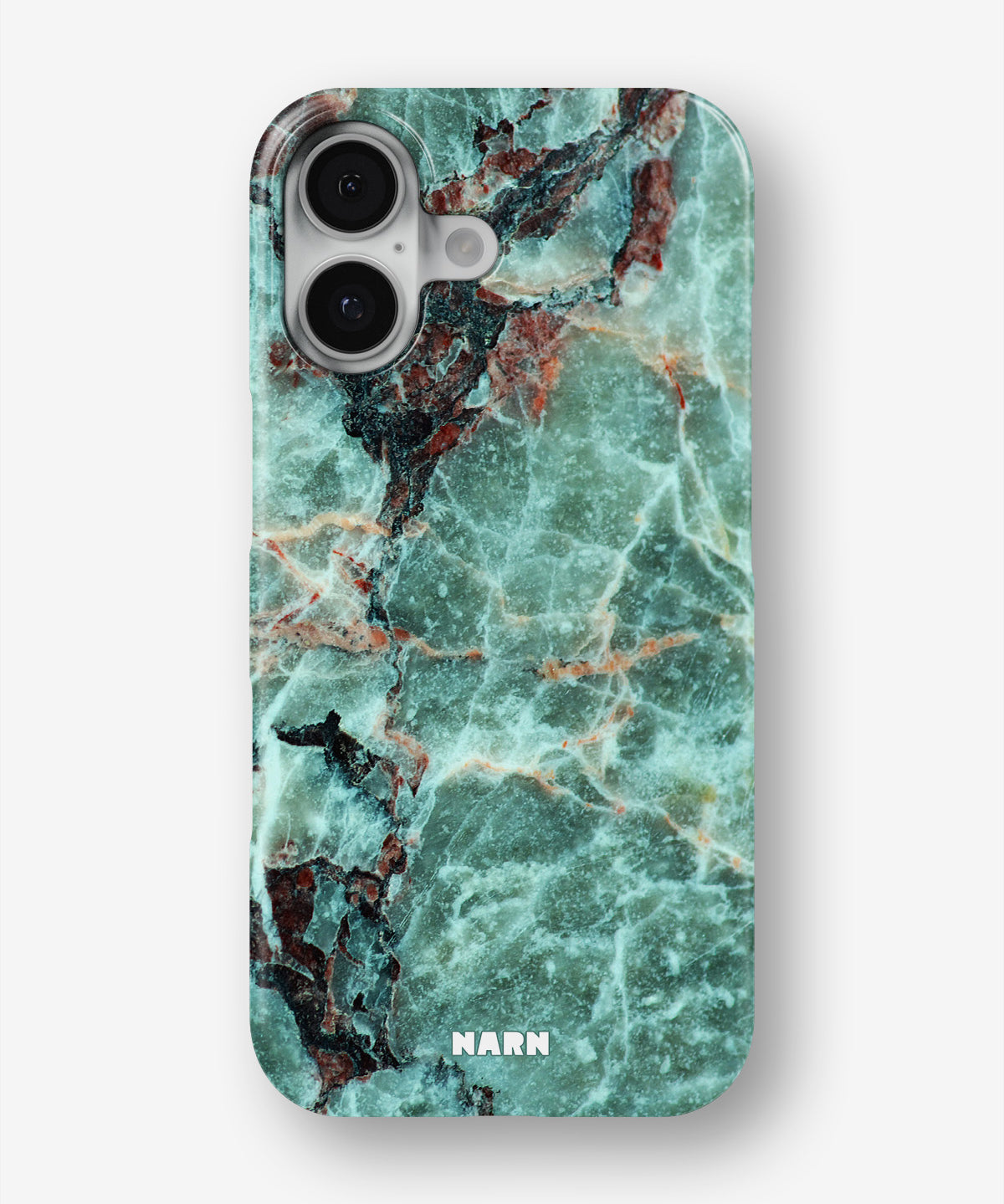 iPhone 17 Slim Case - Green Marble - View 1