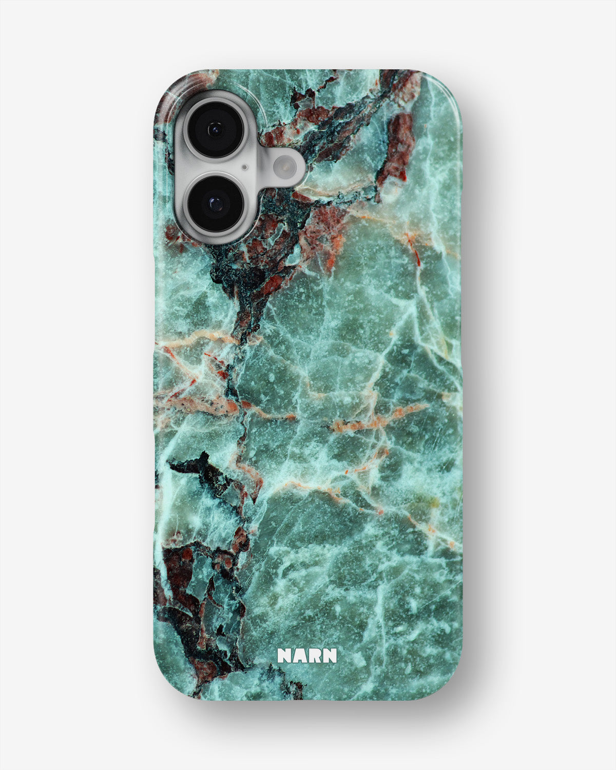 iPhone 17 Slim Case - Green Marble - View 1
