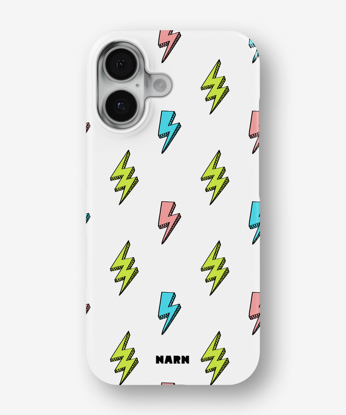 iPhone 17 Slim Case - Lightning Bolts - View 1