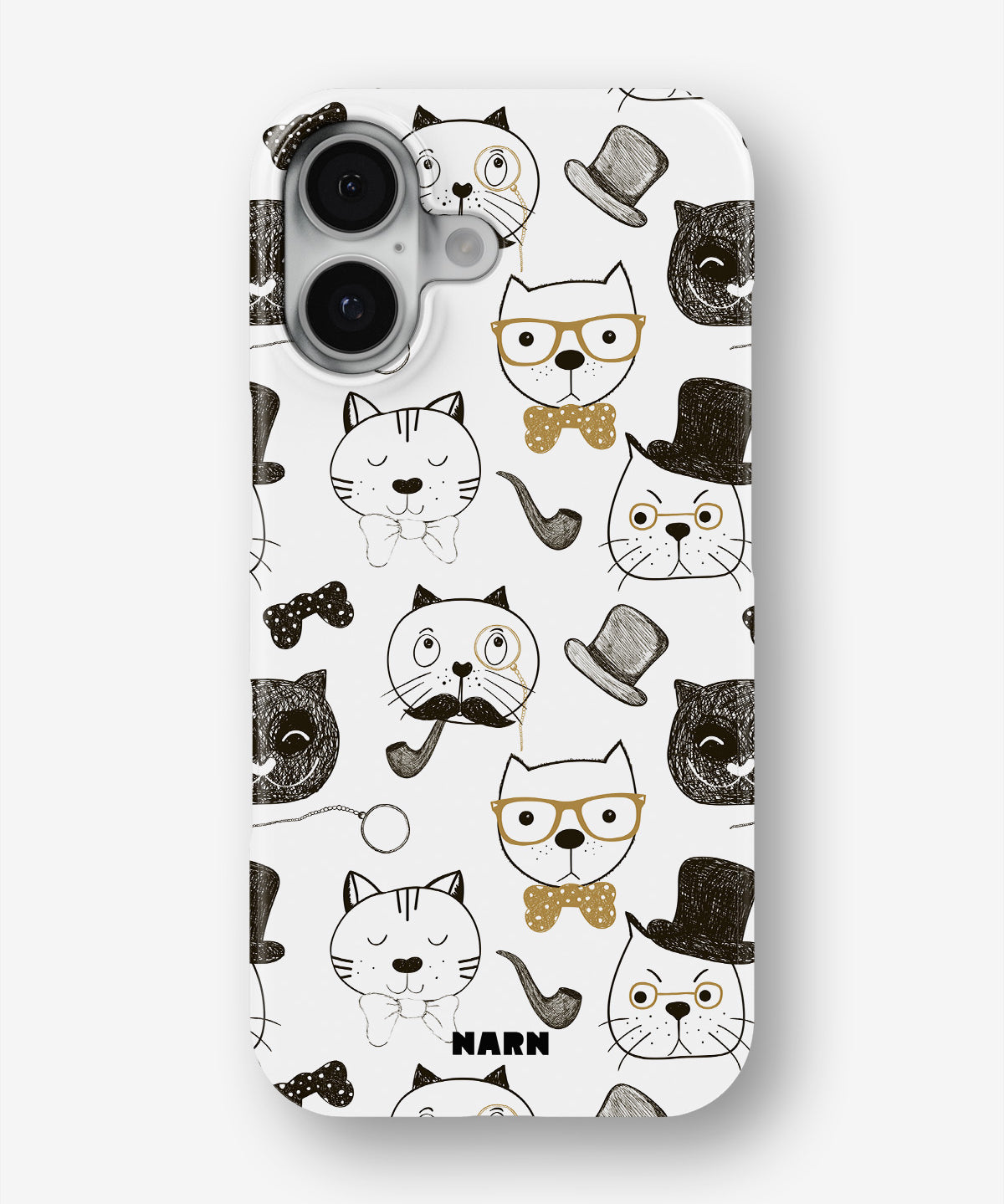 iPhone 17 Slim Case - Cartoon Cats - View 1