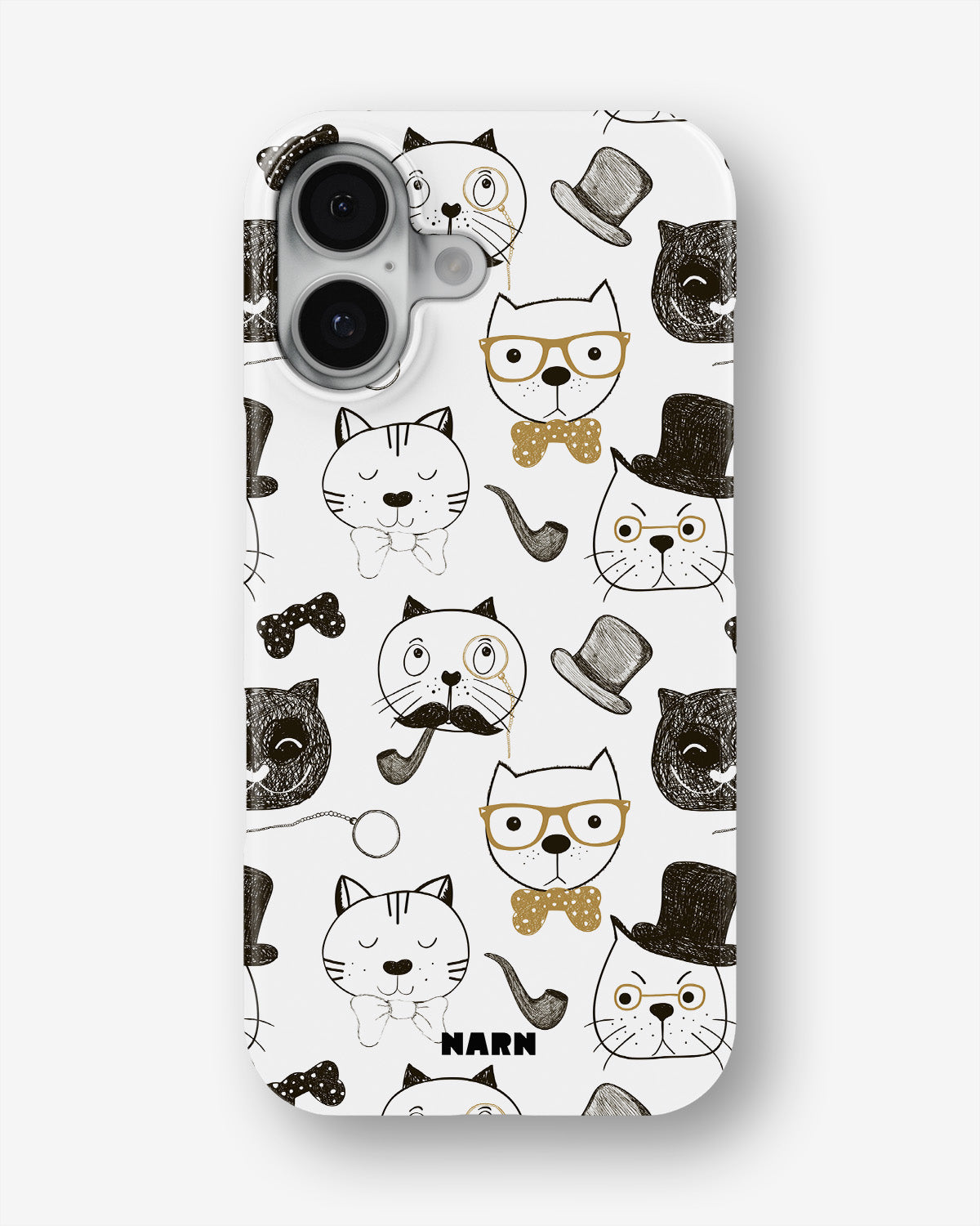 iPhone 17 Slim Case - Cartoon Cats - View 1