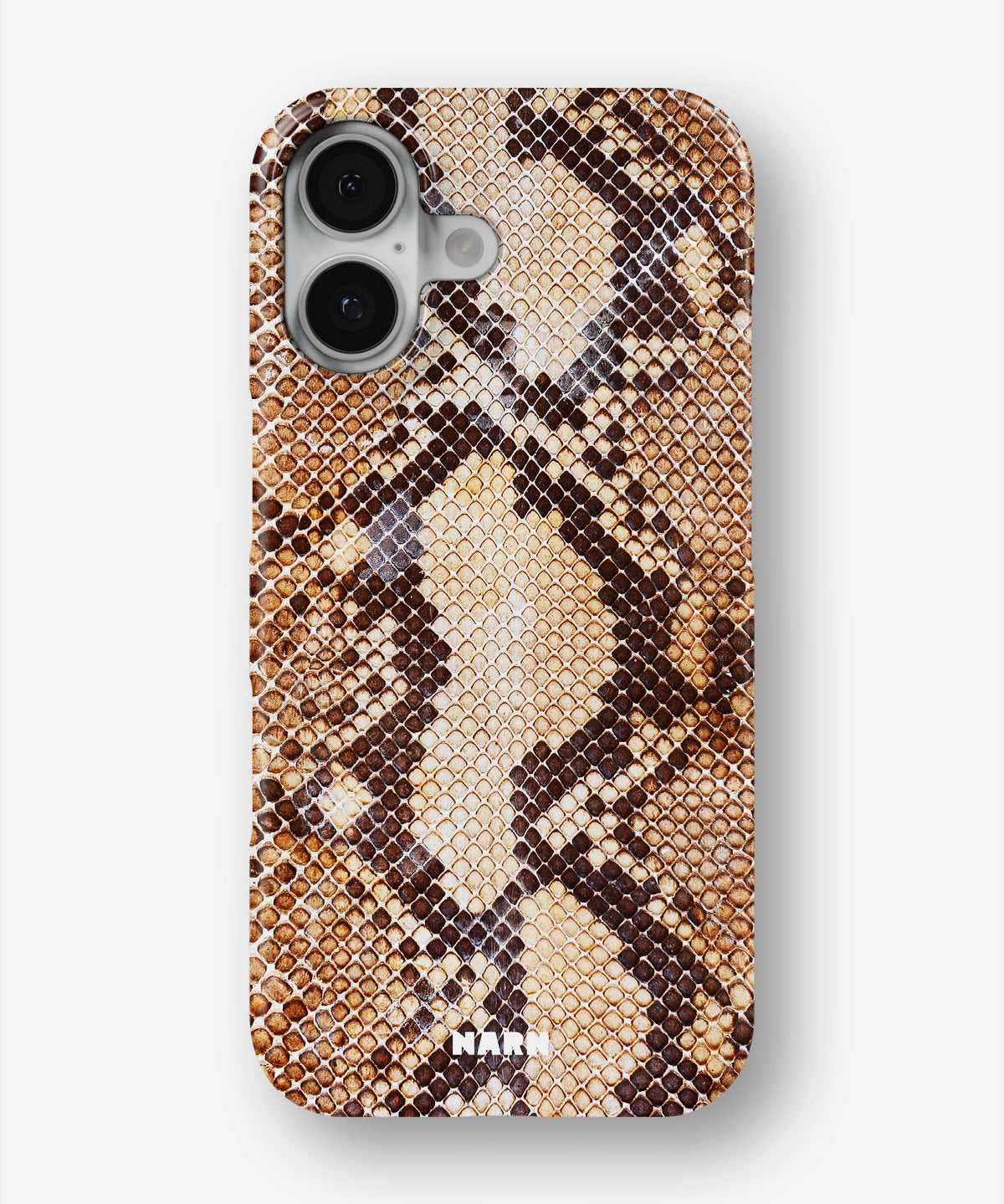 iPhone 17 Slim Case - Brown Snakeskin - View 1