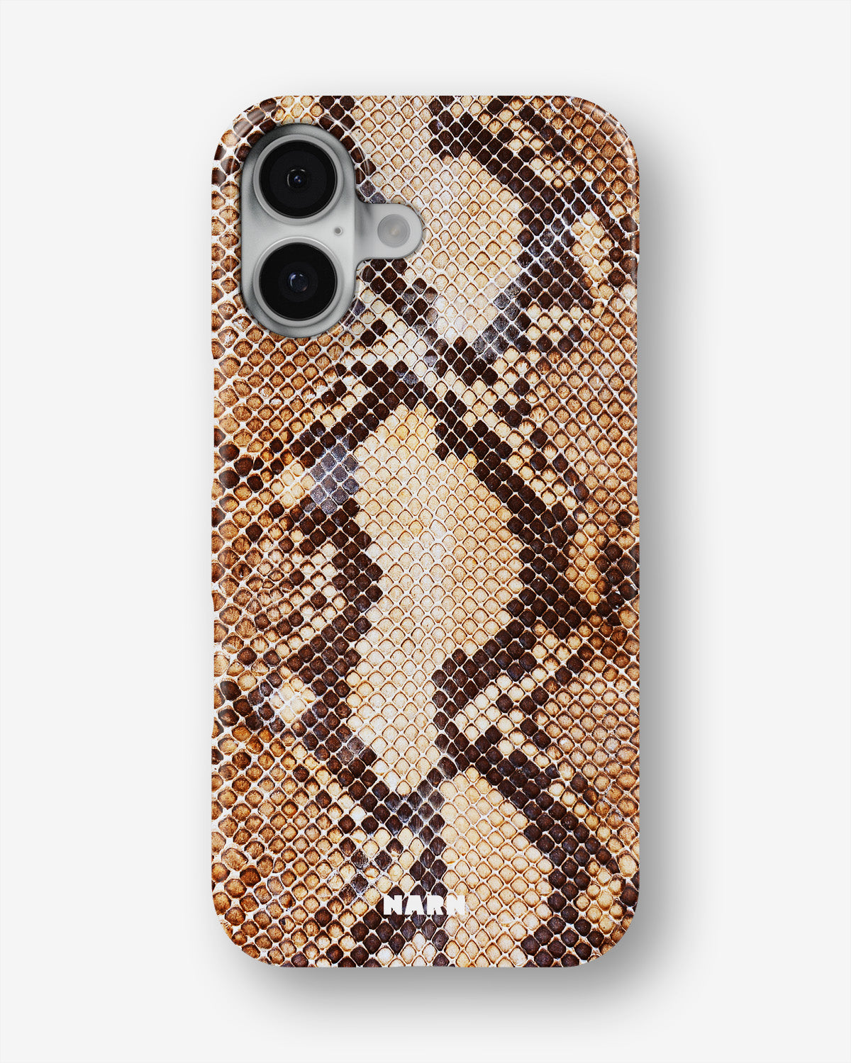 iPhone 17 Slim Case - Brown Snakeskin - View 1