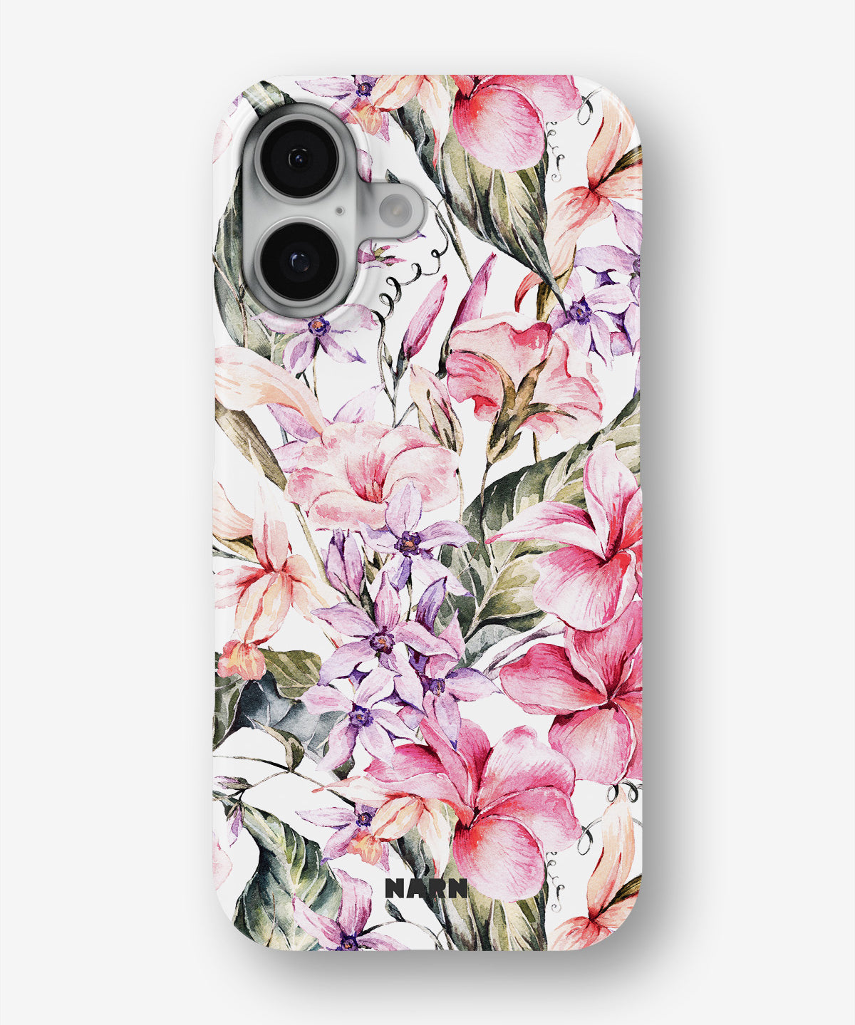 iPhone 17 Slim Case - Watercolor Flowers - View 1