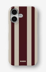 iPhone 17 Slim Case - Bordeaux Stripe - View 1