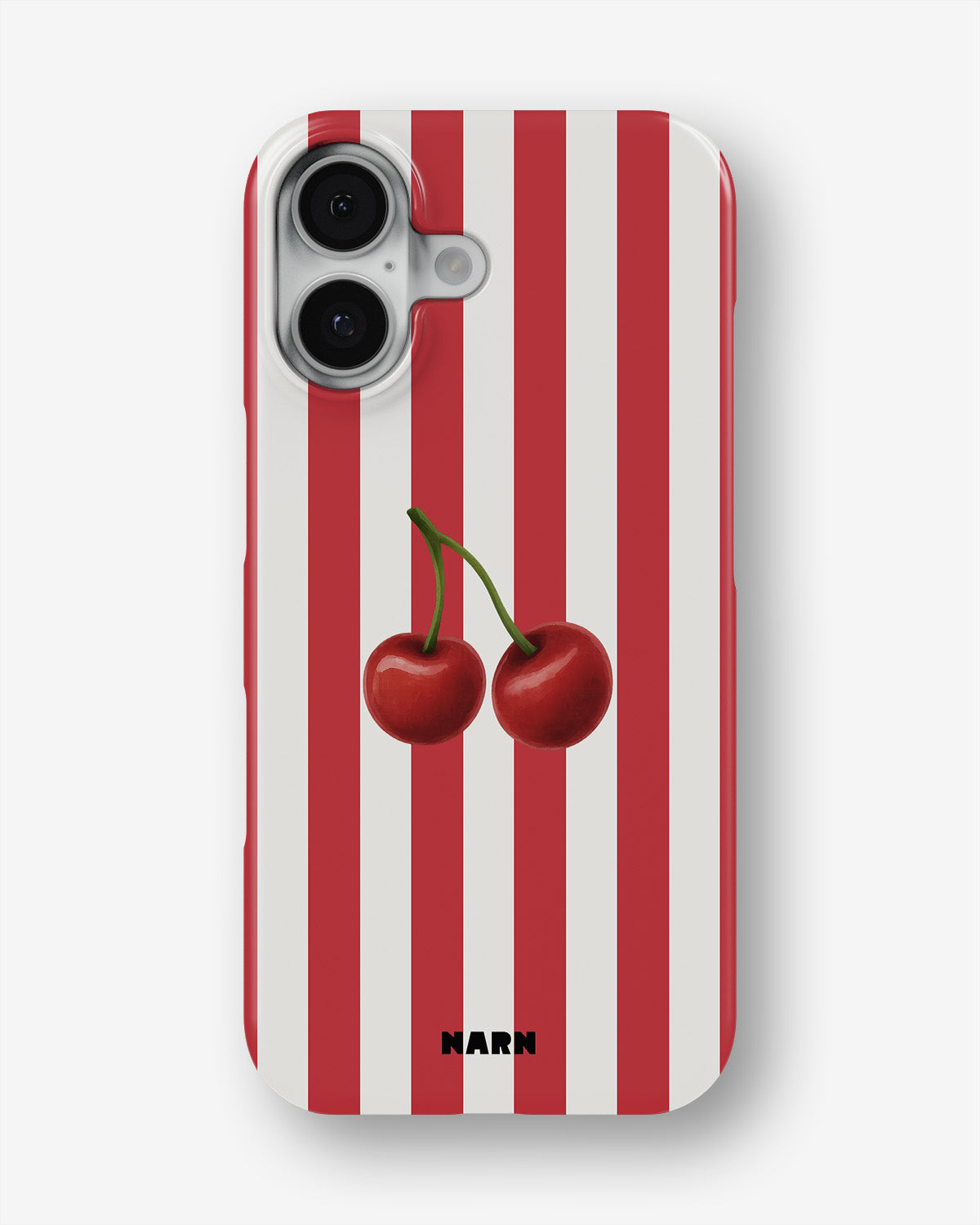iPhone 17 Slim Case - Cherry Stripes - View 1