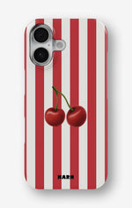 iPhone 17 Slim Case - Cherry Stripes - View 1