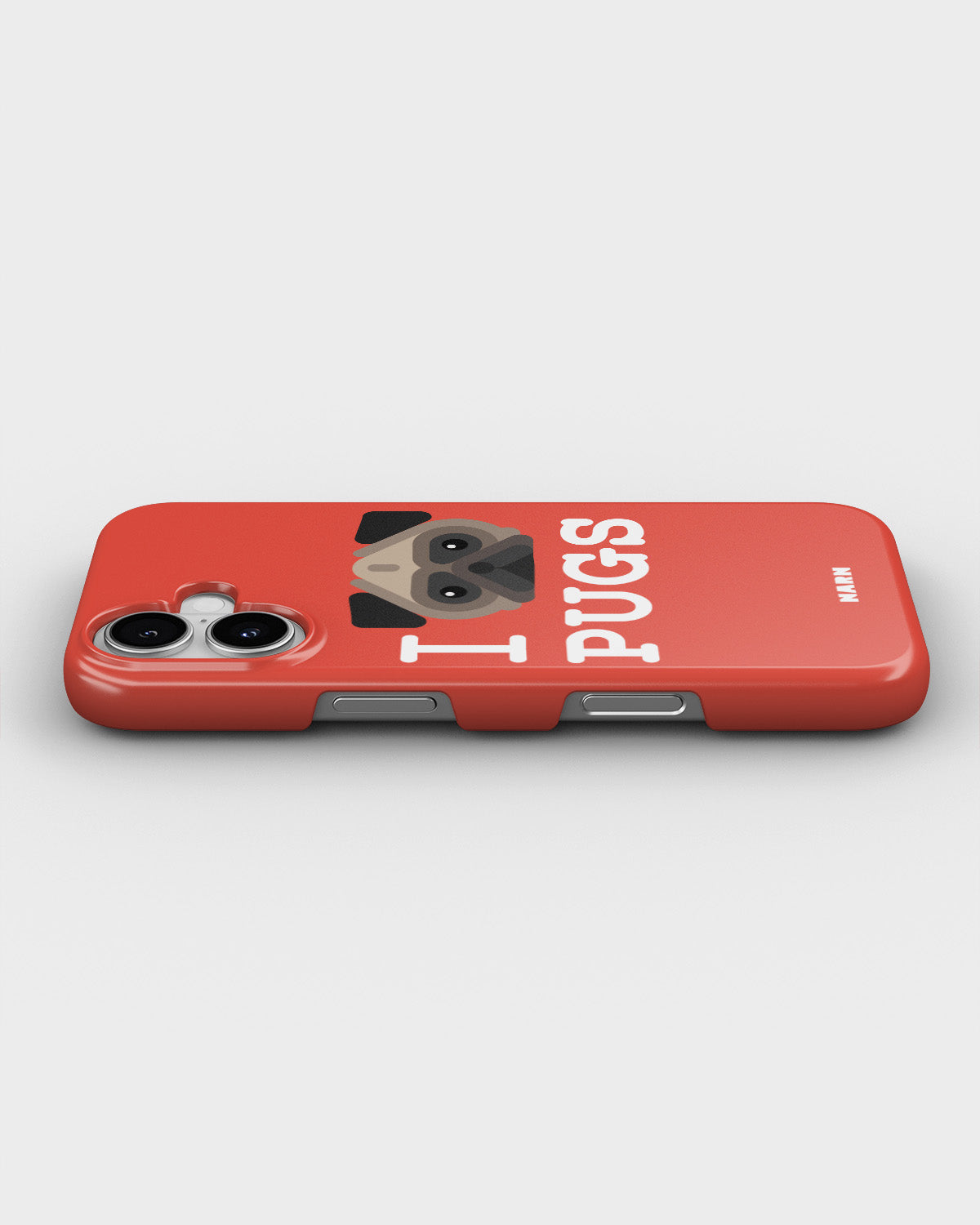 iPhone 17 Slim Case - I Love Pugs - View 3