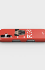 iPhone 17 Slim Case - I Love Pugs - View 3