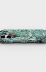 iPhone 17 Slim Case - Green Marble - View 3