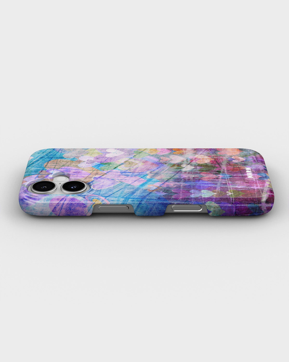 iPhone 17 Slim Case - Purple Hearts - View 3