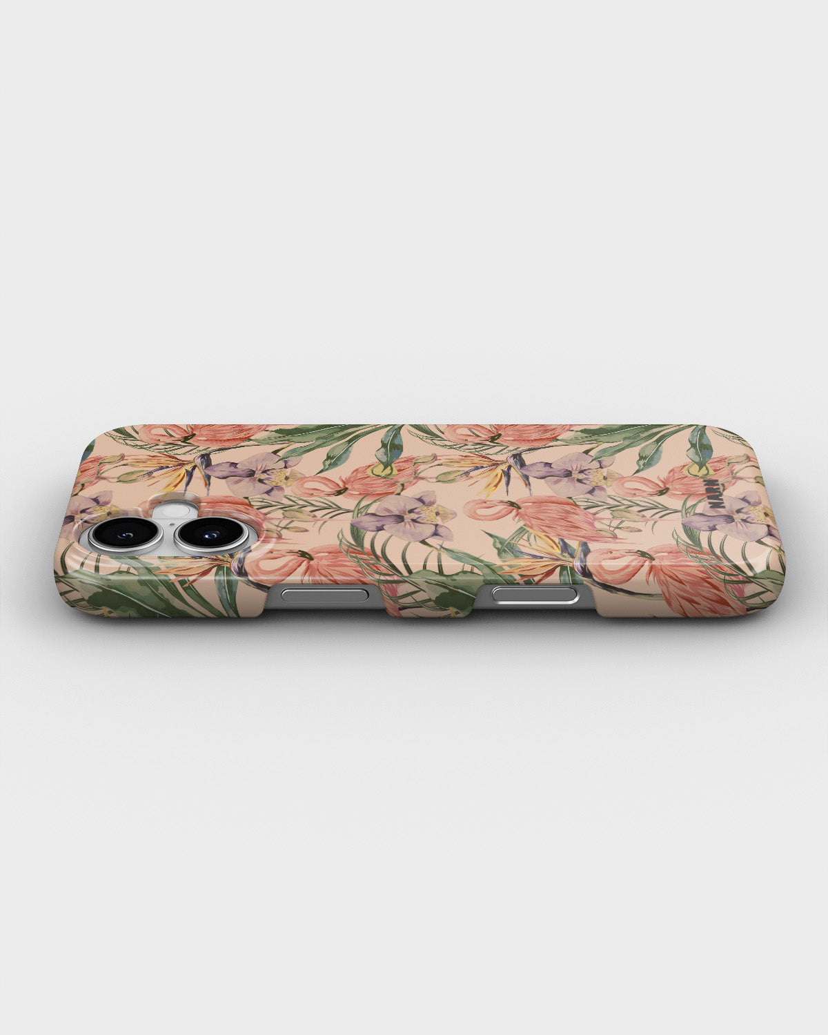 iPhone 17 Slim Case - Flamingos & Flowers - View 3