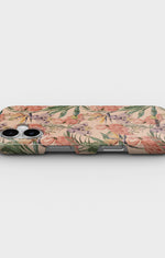 iPhone 17 Slim Case - Flamingos & Flowers - View 3