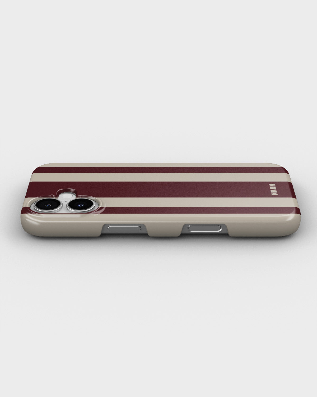 iPhone 17 Slim Case - Bordeaux Stripe - View 3