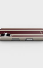 iPhone 17 Slim Case - Bordeaux Stripe - View 3