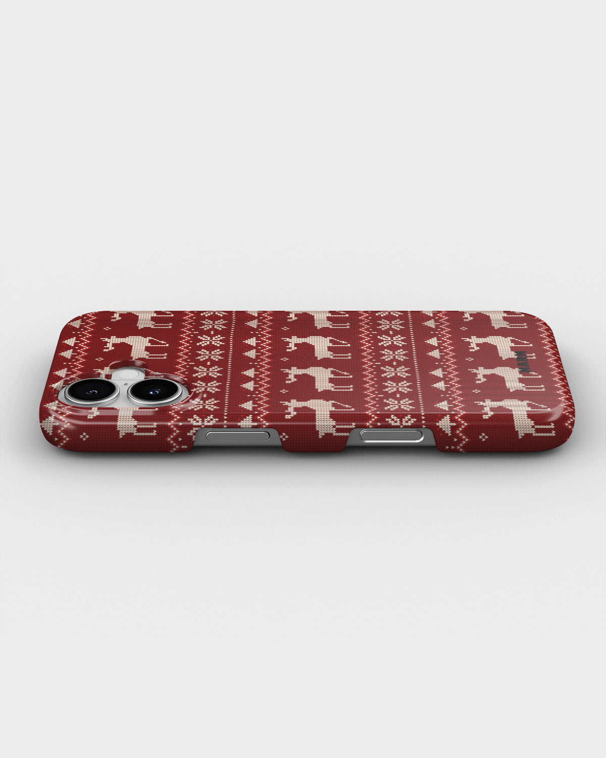 iPhone 17 Slim Case - Reindeer Knit - View 3