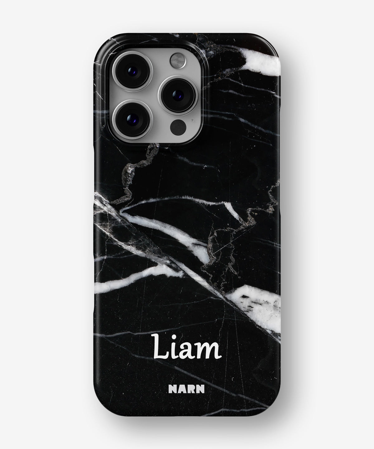 iPhone 16 Pro Slim Case - Custom - Black Marble - View 1