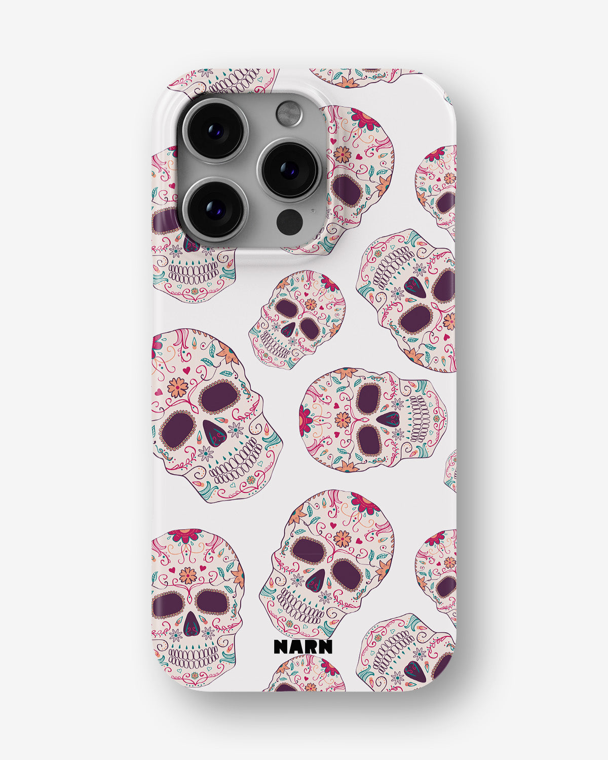 iPhone 16 Pro Slim Case - Calavera Skulls - View 1