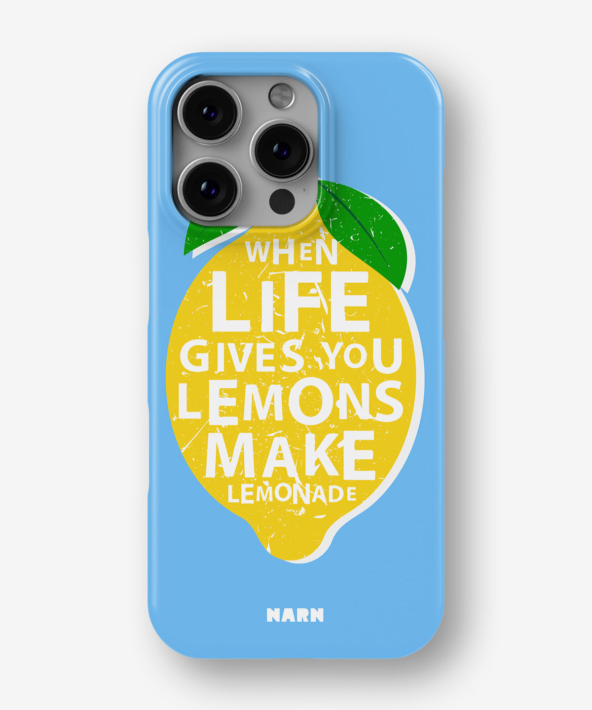 iPhone 16 Pro Slim Case - Lemon Quote - View 1