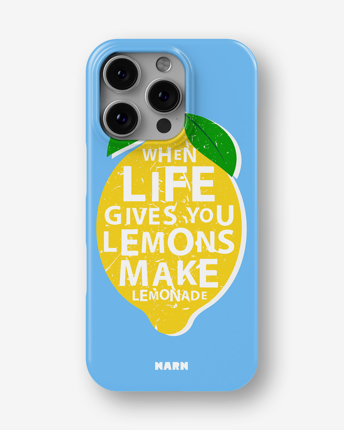 iPhone 16 Pro Slim Case - Lemon Quote - View 1