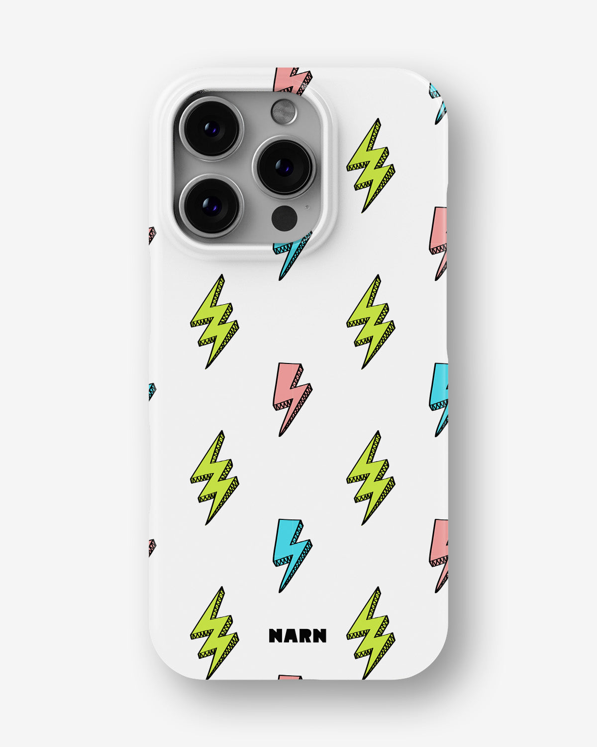 iPhone 16 Pro Slim Case - Lightning Bolts - View 1