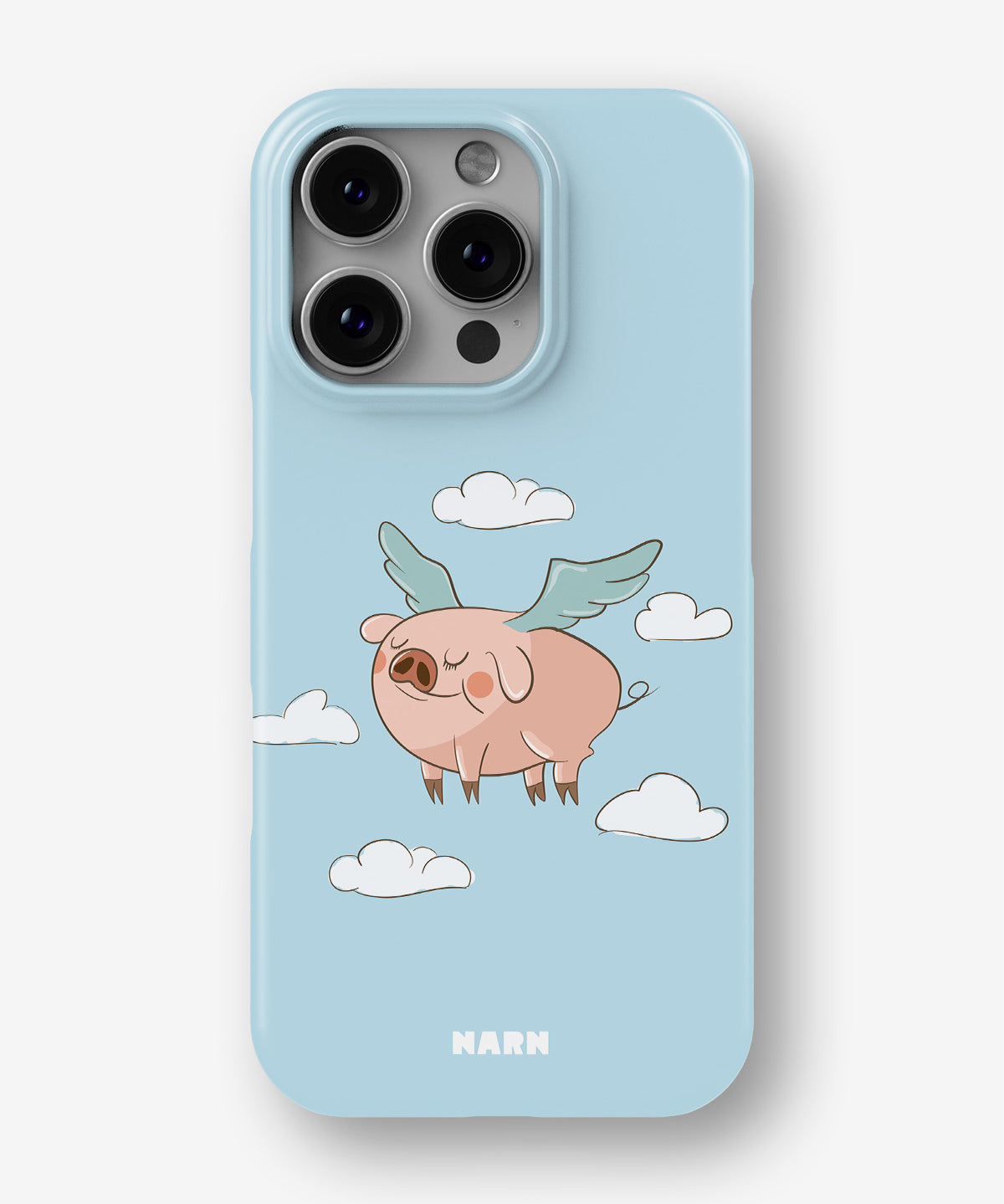 iPhone 16 Pro Slim Case - Dreamy Pig - View 1
