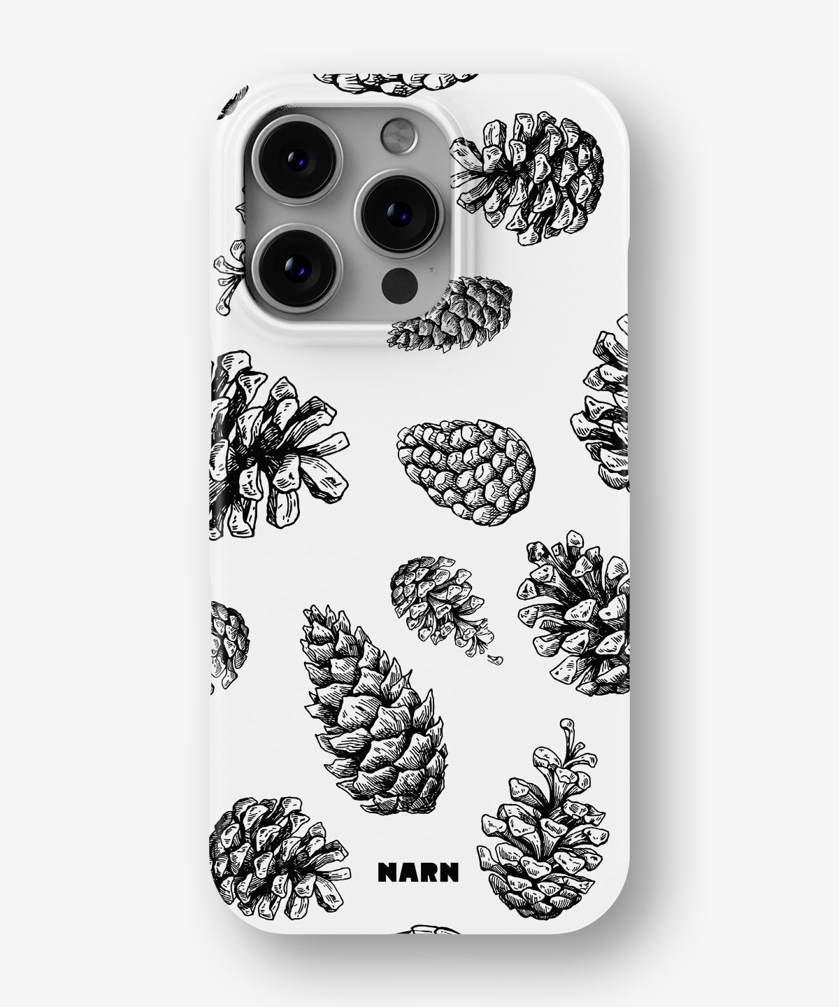iPhone 16 Pro Slim Case - Pine Cones - View 1