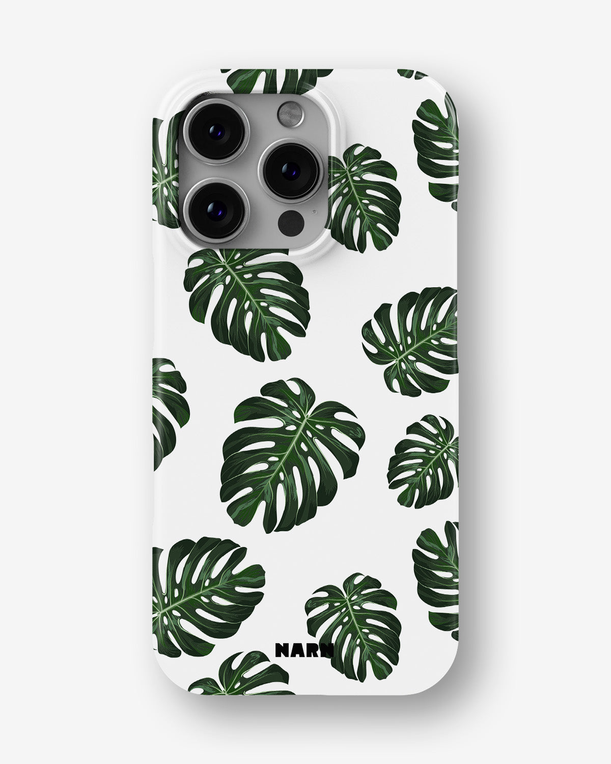 iPhone 16 Pro Slim Case - Monstera Pattern - View 1