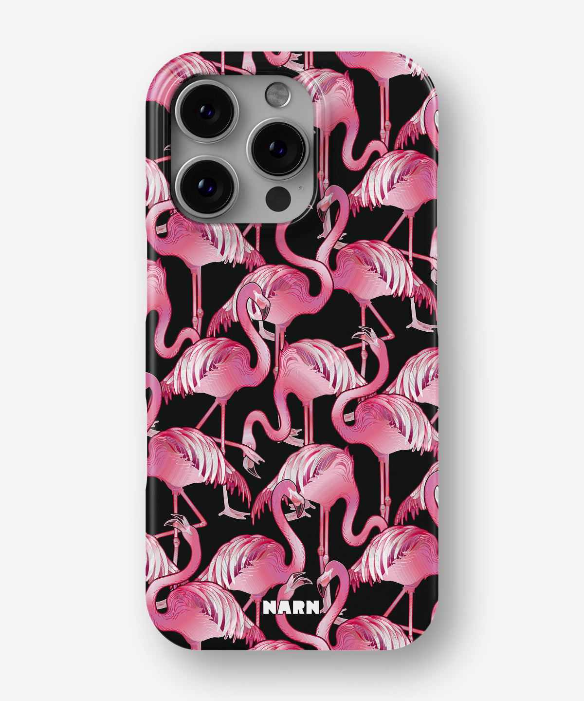 iPhone 16 Pro Slim Case - Flamingos - View 1