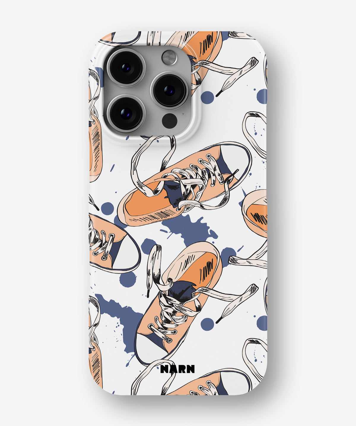 iPhone 16 Pro Slim Case - Apricot Sneakers - View 1