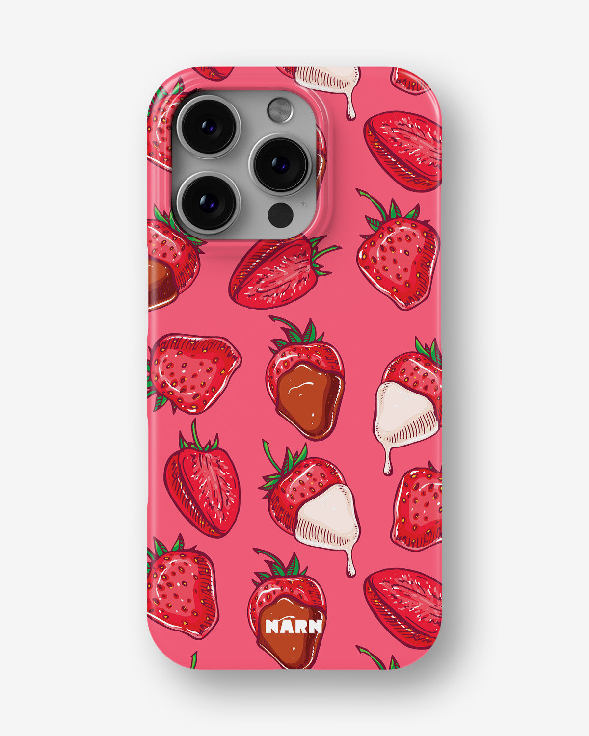 iPhone 16 Pro Slim Case - Strawberry Chocolate - View 1