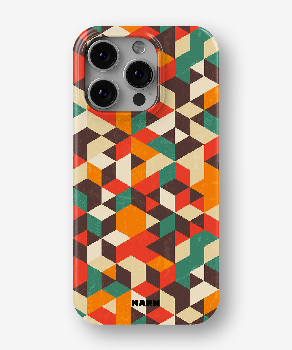 iPhone 16 Pro Slim Case - Retro Geometric - View 1
