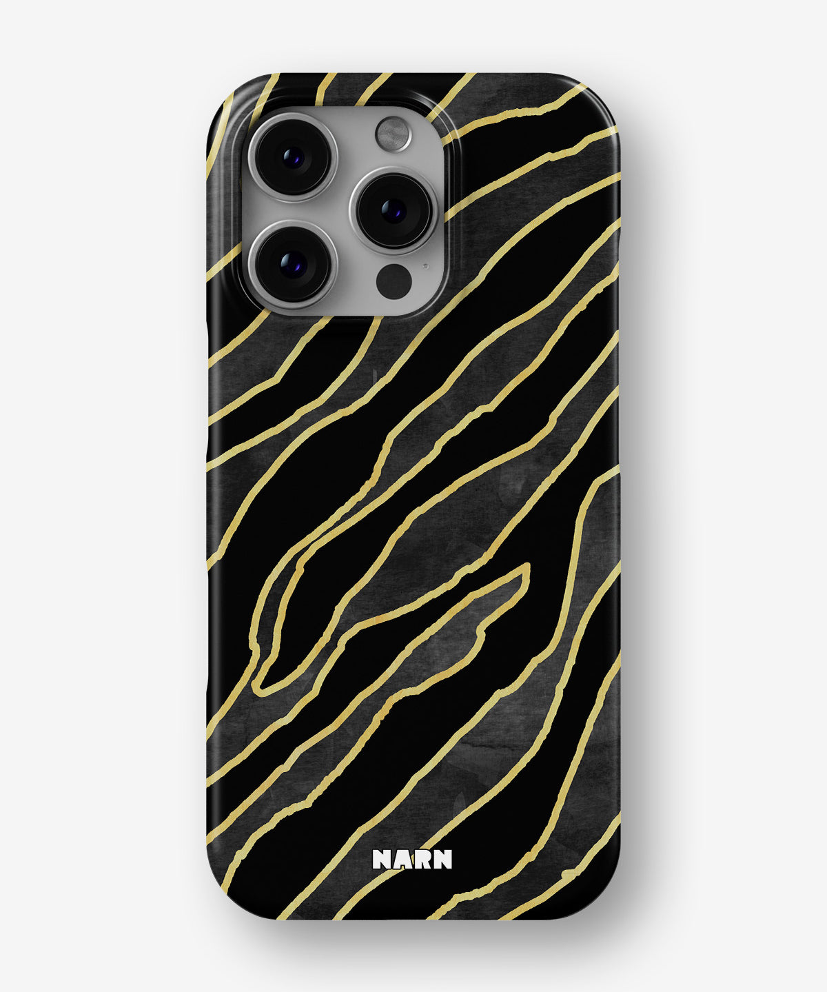 iPhone 16 Pro Slim Case - Golden Zebra - View 1