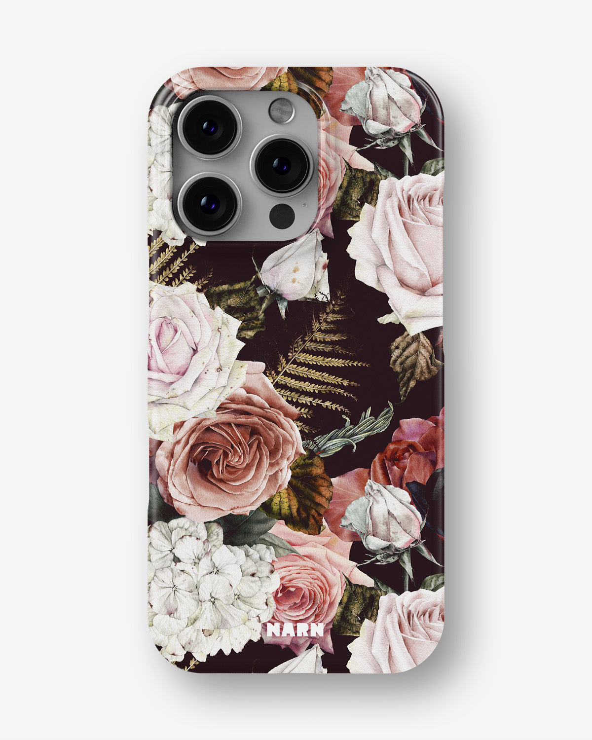 iPhone 16 Pro Slim Case - Midnight Roses - View 1
