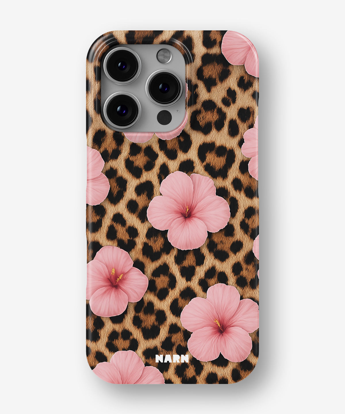 iPhone 16 Pro Slim Case - Leopard Flower - View 1