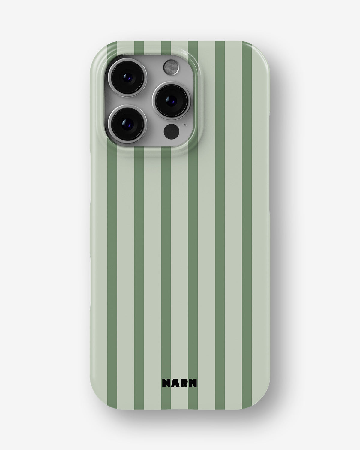 iPhone 16 Pro Slim Case - Sage Stripes - View 1