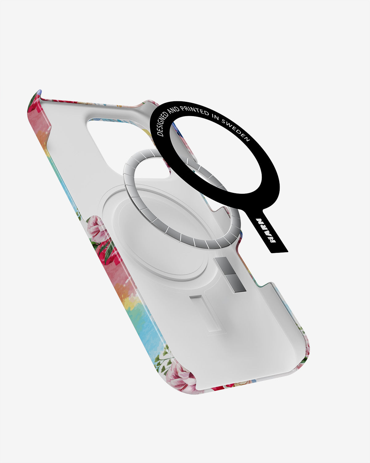 iPhone 16 Pro Slim Case - Flowered Skulls - View 2
