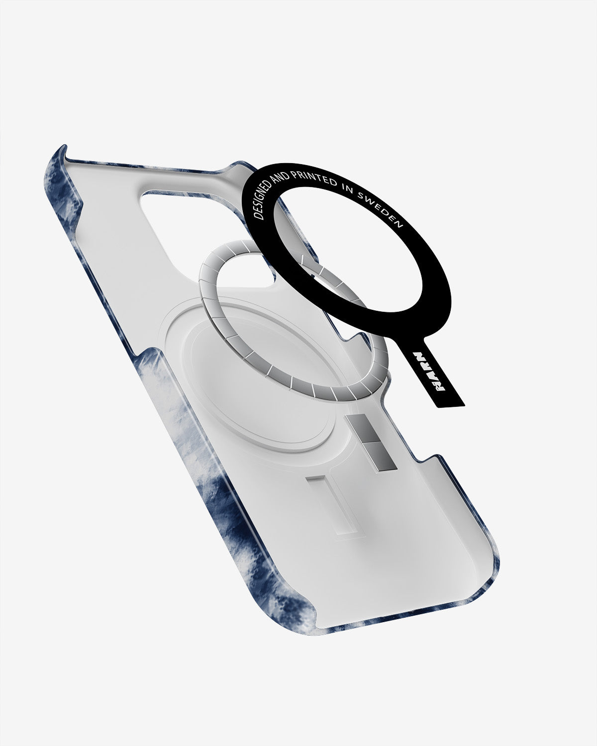 iPhone 16 Pro Slim Case - Tie Dye Blue - View 2