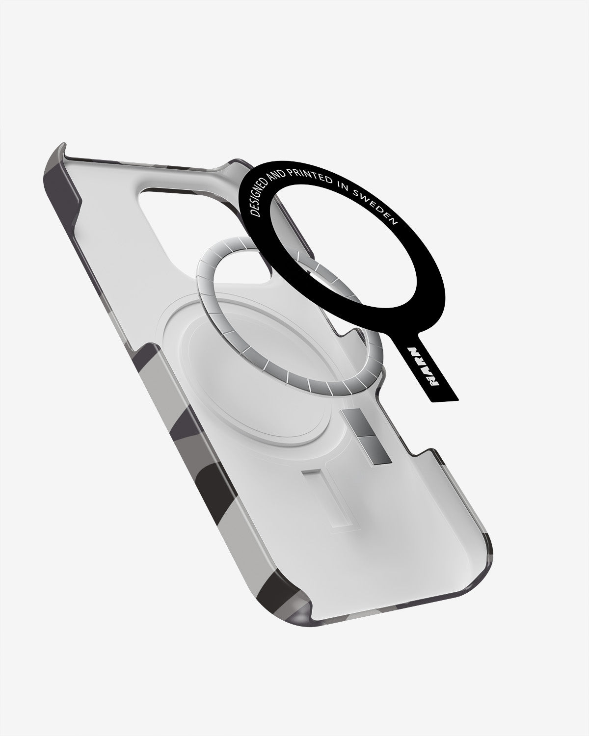 iPhone 16 Pro Slim Case - Grey Camo - View 2