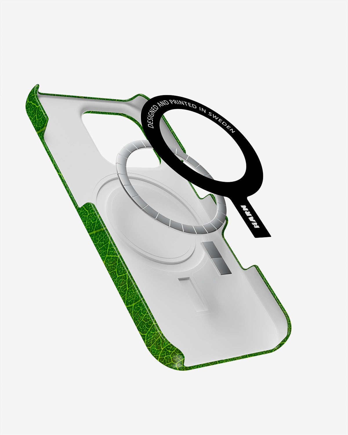iPhone 16 Pro Slim Case - Green Leafy - View 2