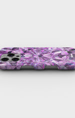 iPhone 16 Pro Slim Case - Lavender Crystals - View 3