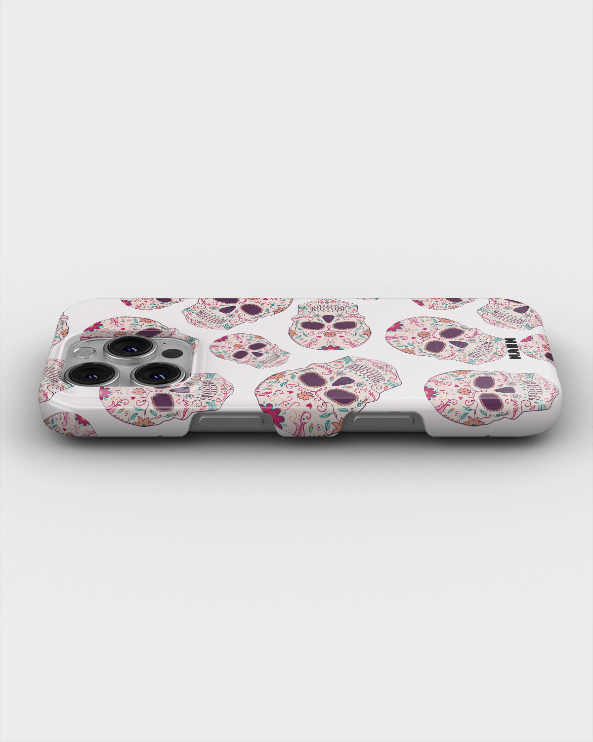 iPhone 16 Pro Slim Case - Calavera Skulls - View 3
