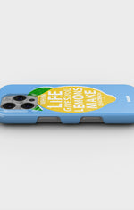 iPhone 16 Pro Slim Case - Lemon Quote - View 3