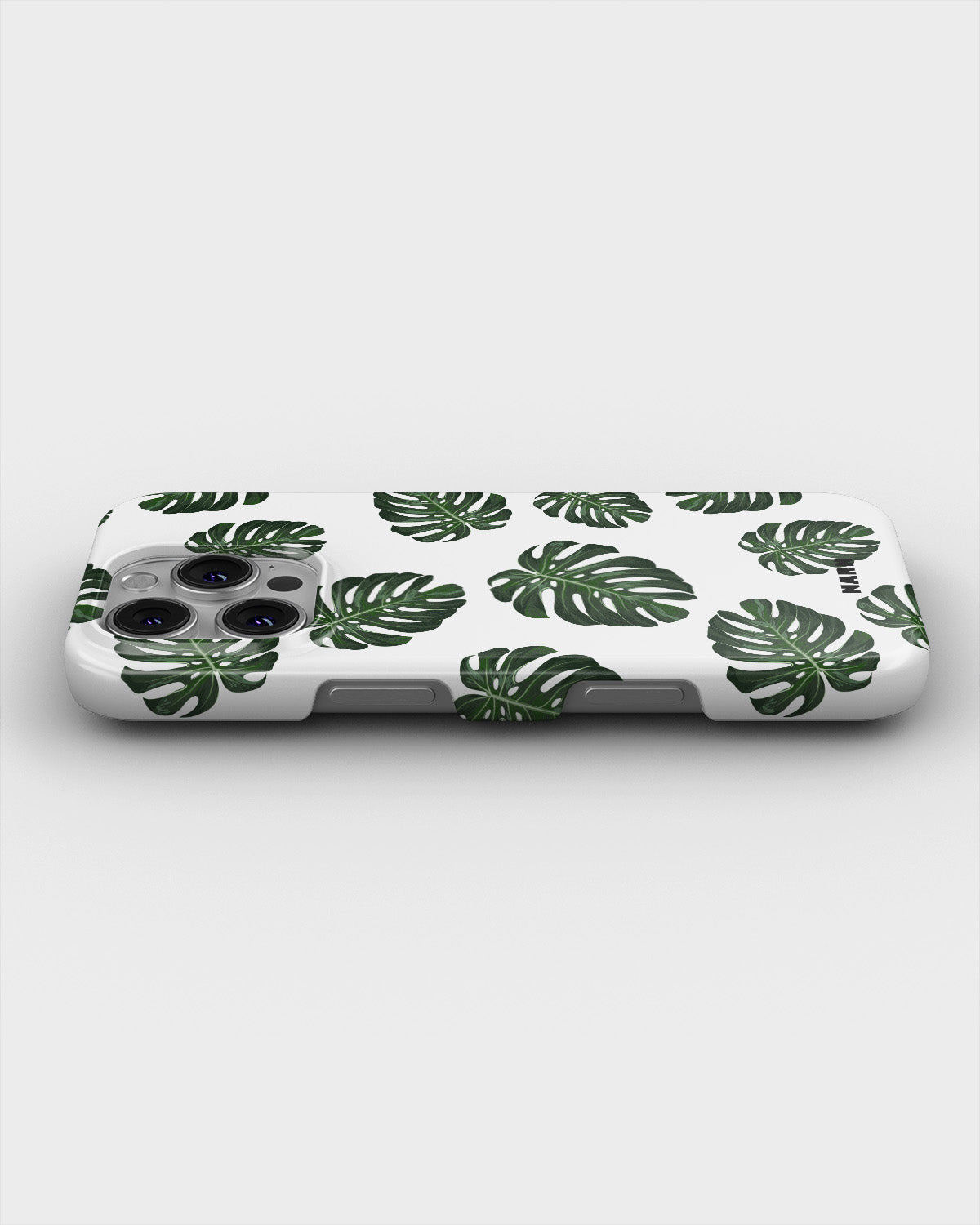 iPhone 16 Pro Slim Case - Monstera Pattern - View 3