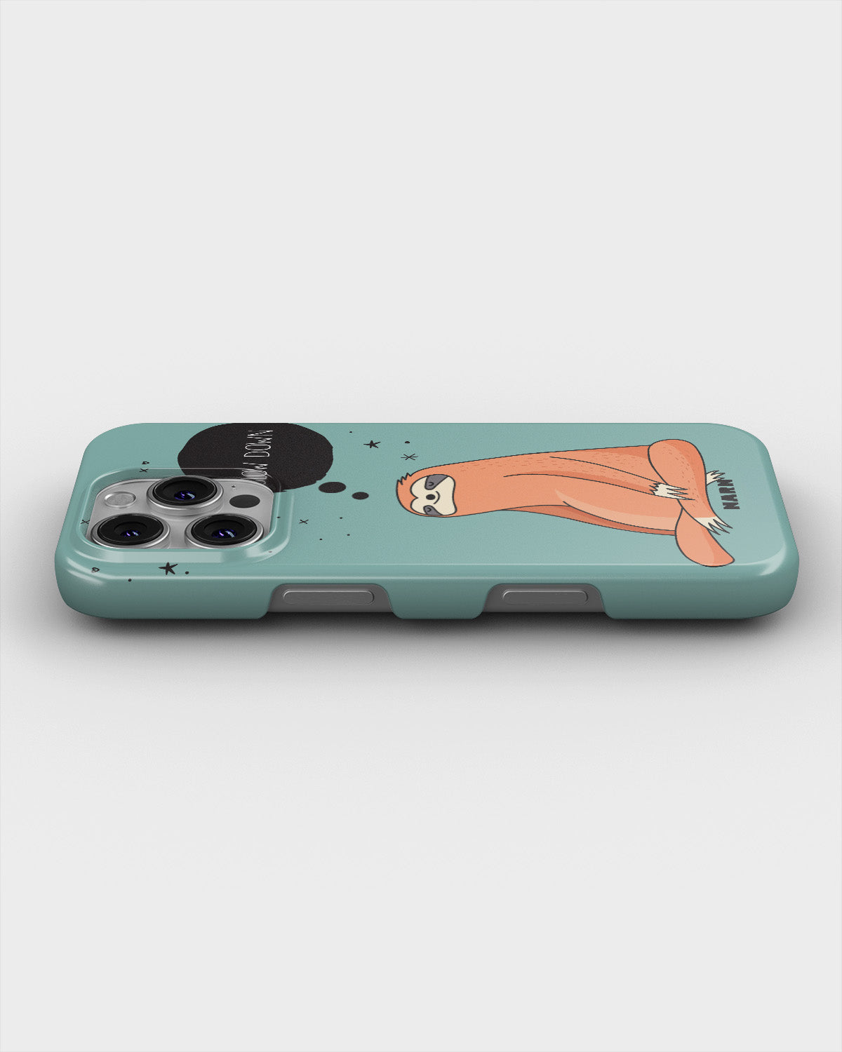 iPhone 16 Pro Slim Case - Slow Down Sloth - View 3