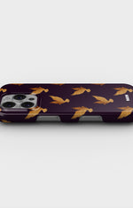 iPhone 16 Pro Slim Case - Royal Doves - View 3