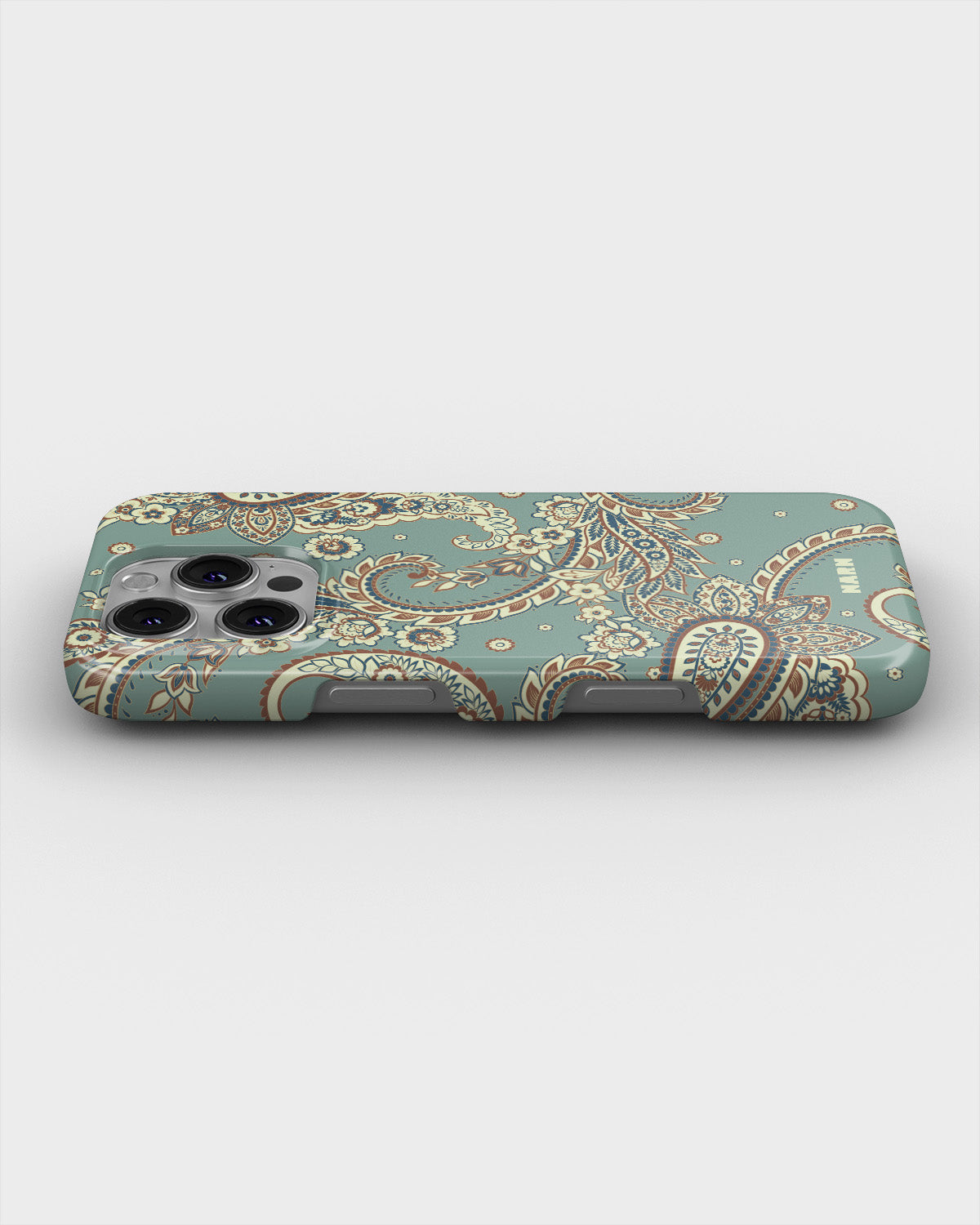 iPhone 16 Pro Slim Case - Paisley Green - View 3