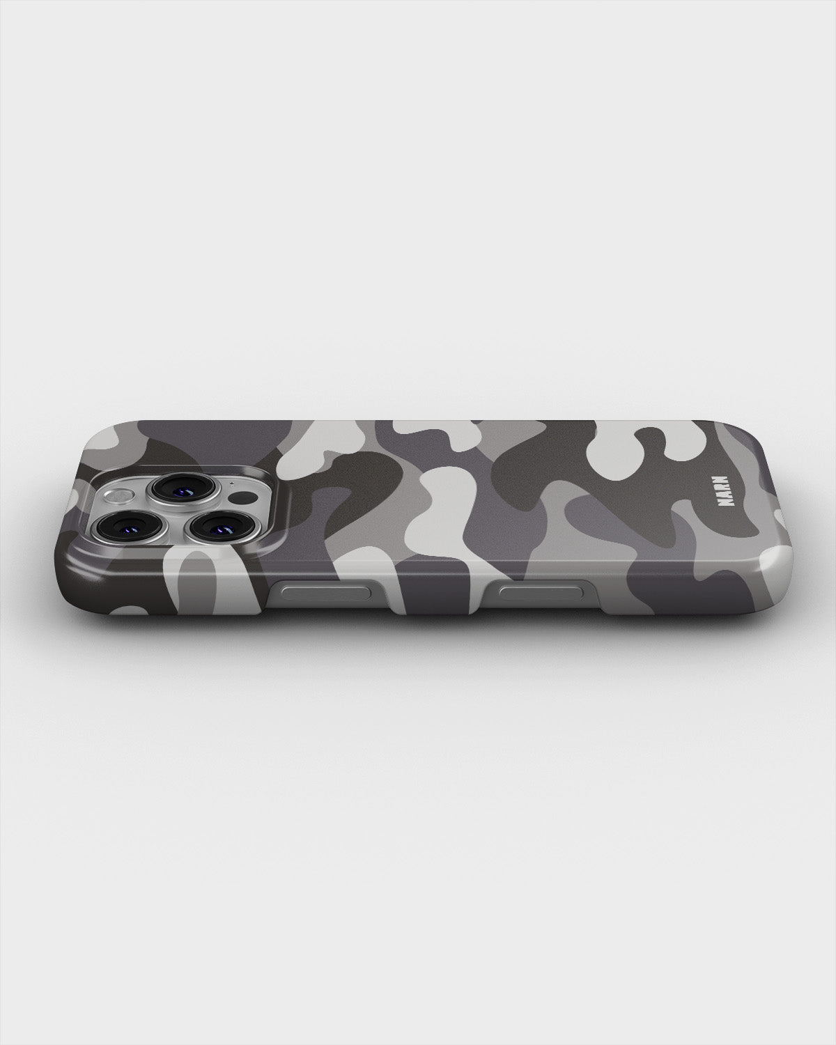 iPhone 16 Pro Slim Case - Grey Camo - View 3