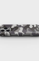 iPhone 16 Pro Slim Case - Grey Camo - View 3