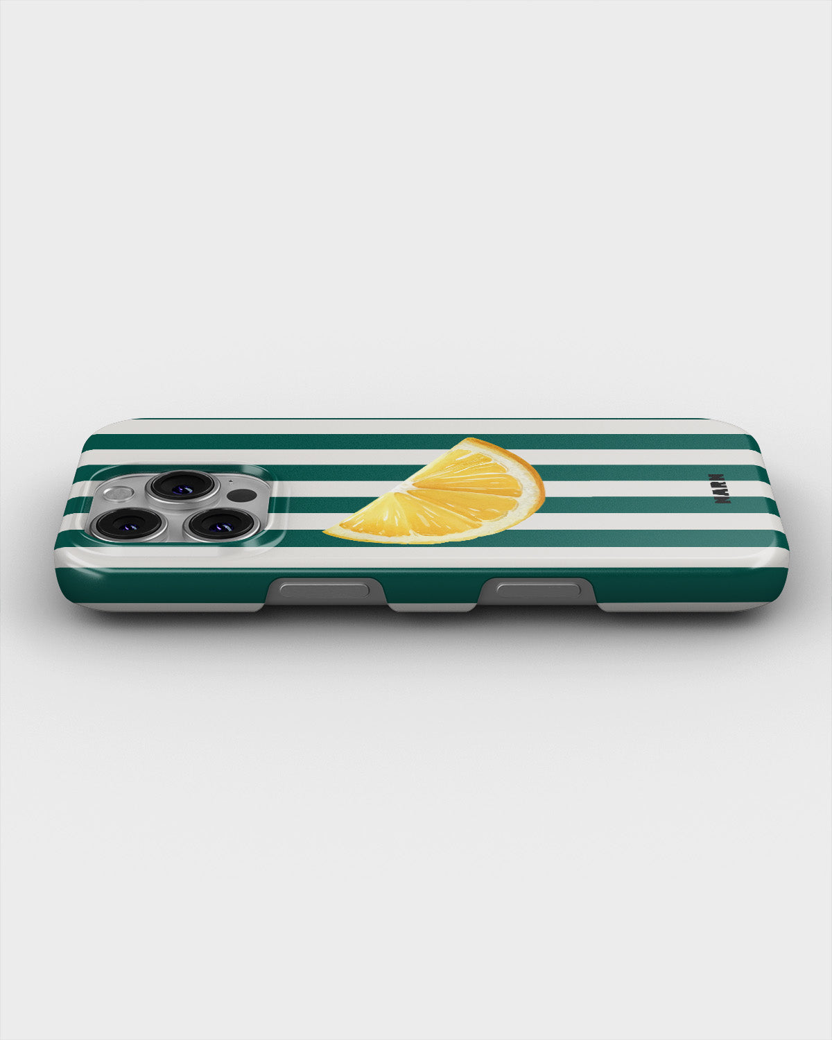 iPhone 16 Pro Slim Case - Lemon Stripes - View 3